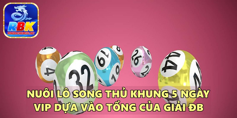 Lô Song Thủ Khung 5 Ngày Víp Hiệu Quả Từ Cao Thủ