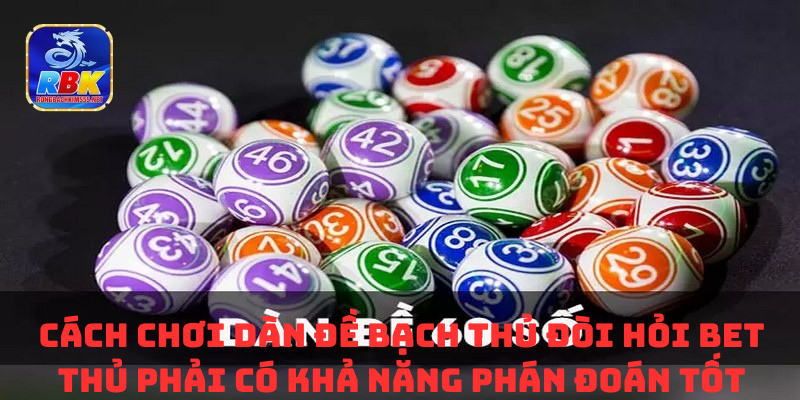 Dàn Đề 60 Số Đánh Hàng Ngày Đặt Cược Lớn Đổi Vận Về Bờ